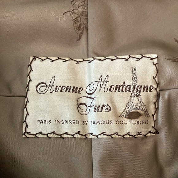 Avenue Montaigne Women’s O/S Mink Fur Stole With Satin Lining Color Autumn Haze - Picture 7 of 12